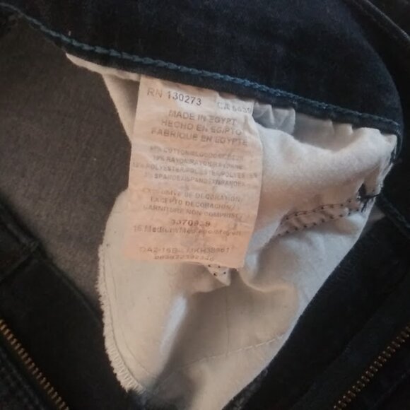 Lee Easy Fit women's size 16 medium dark blue capri - Picture 15 of 15